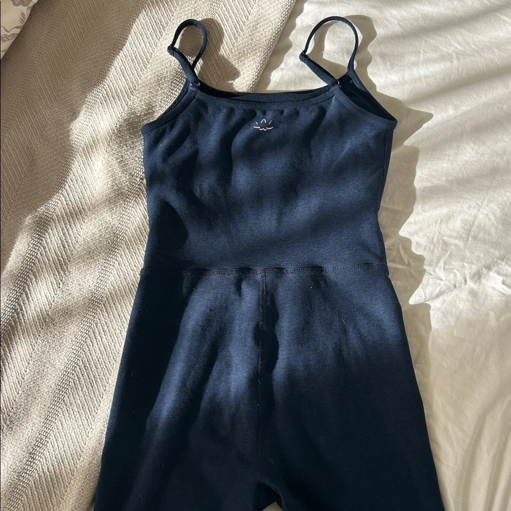 Beyond Yoga Navy Biker Jumpsuit - Picture 3 of 4